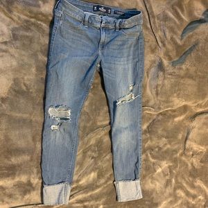 hollister jeans low rise jean legging